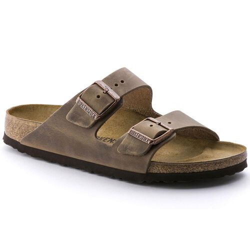 Birkenstock Arizona Oiled Leather Tabacco Regular Width Sandal